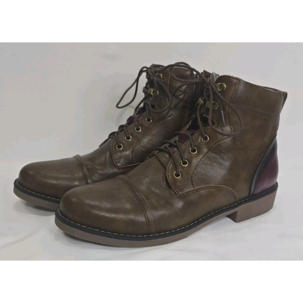 Ahongm Fashion Women's Lace-Up Boots